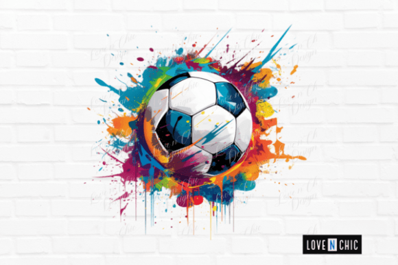 Download Colorful Soccer Football Clipart PNG - Football Collection