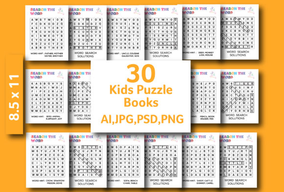 Download Kids Puzzle  Book Design  for  Teaching - Kids puzzle Collection
