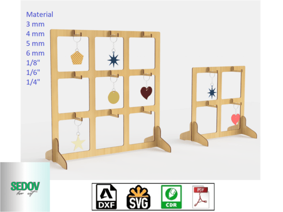 Download Laser Cut Template Key Chain Stand - Laser cut template Collection