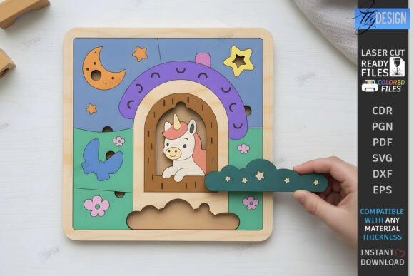 Download Kids Puzzle Laser Cut | Montessori Toy - Kids puzzle Collection