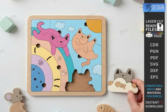 Download Kids Puzzle Laser Cut | Montessori Toy - Kids puzzle Collection