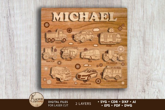 Download Custom Kids Puzzle, Layered Cut Template - Kids puzzle Collection