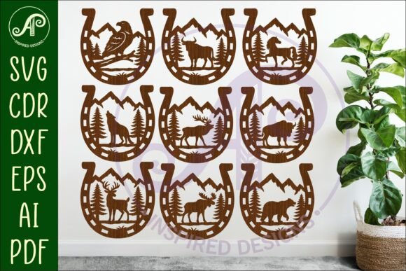 Download Horse Shoe Animal Wall Sign Bundle - Animal wall sign Collection