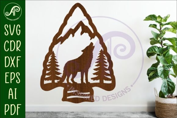 Download Arrowhead Wolf Animal Wall Sign - Animal wall sign Collection