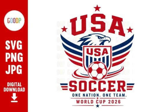 Download USA Soccer Eagle Football Crest SVG - Football Collection