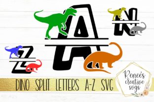 Download Dino Split Letters - Letters Collection