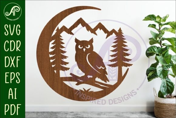 Download Crescent Moon Wolf Animal Wall Sign - Animal wall sign Collection