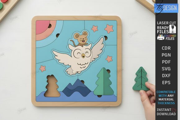 Download Kids Puzzle Laser Cut | Montessori Toy - Kids puzzle Collection