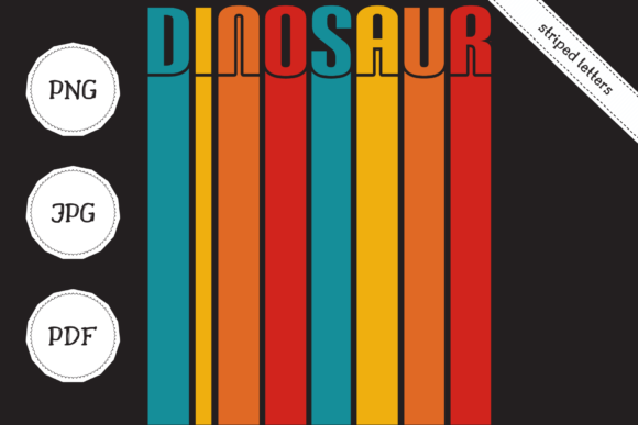 Download Dinosaur Striped Letters Background - Letters Collection