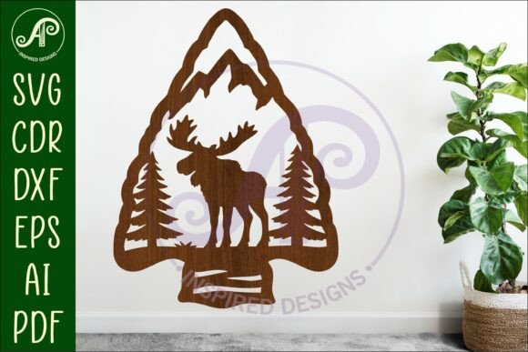 Download Arrowhead Moose Animal Wall Sign - Animal wall sign Collection