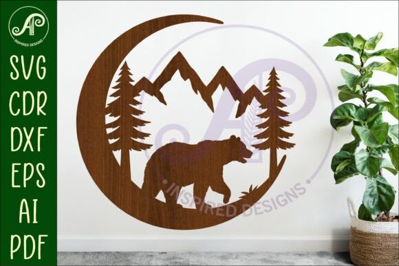 Download Crescent Moon Bear Animal Wall Sign - Animal wall sign Collection