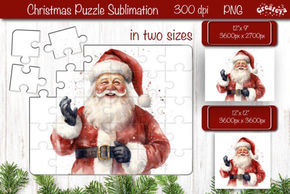 Download Christmas Puzzle PNG Kids Puzzle Santa - Kids puzzle Collection